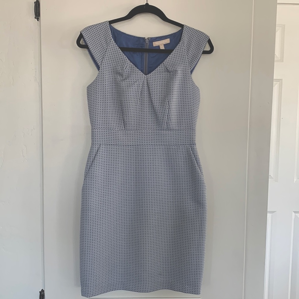 Banana Republic mid length fitted dress.